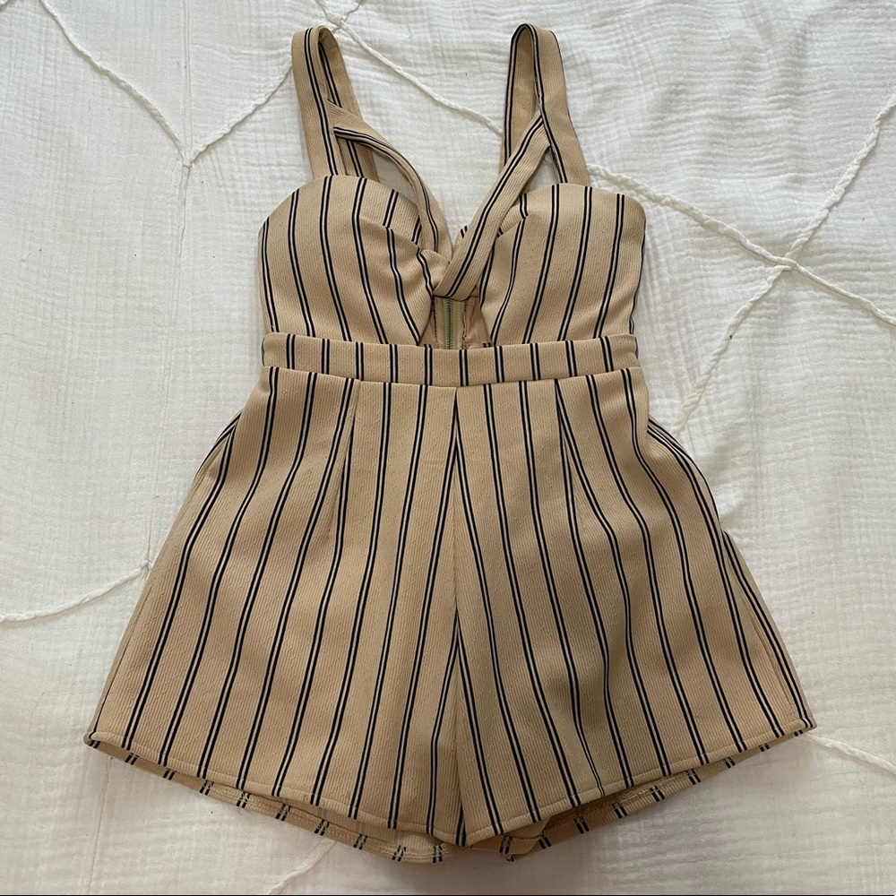 LF Striped Romper